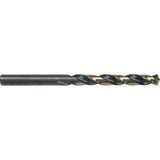 Two-Tone Jobber Drill Bit, High Speed Steel, 3/16", 3-1/2" L, 2-3/16" Flute, 135° Point Angle