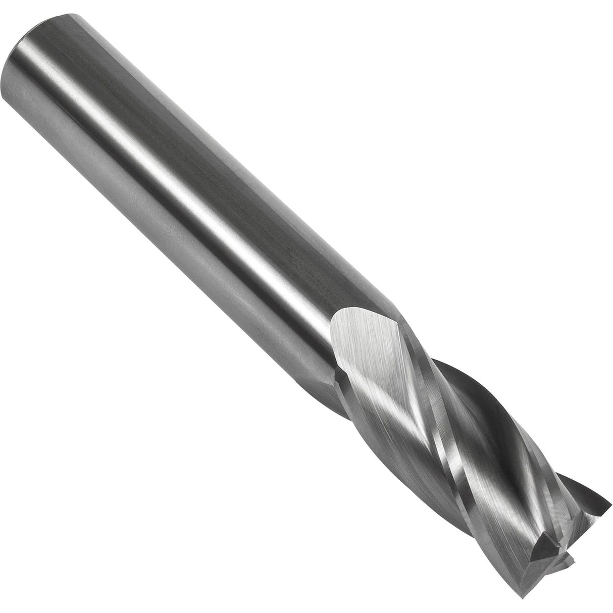 S135 End Mill, 4 mm Dia., 50 mm L, 4 Flutes, 4 mm Shank, Carbide