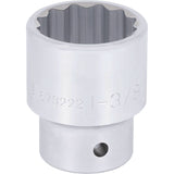 Socket, 1-3/8", 3/4" Drive, 12 Points