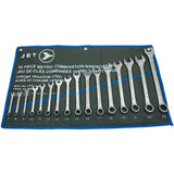 CWS-16M Raised Panel Wrench Set, Combination, 16 Pieces, Metric