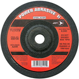 A24R POWER ABRASIVE Grinding Wheel, 7" x 1/4", 7/8" Arbor, Type T27