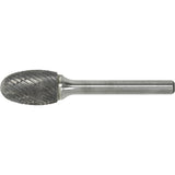 Solid Carbide Burr, SE-3, 3/8" Dia., 1/4" Shank, 5/8" Depth of Cut