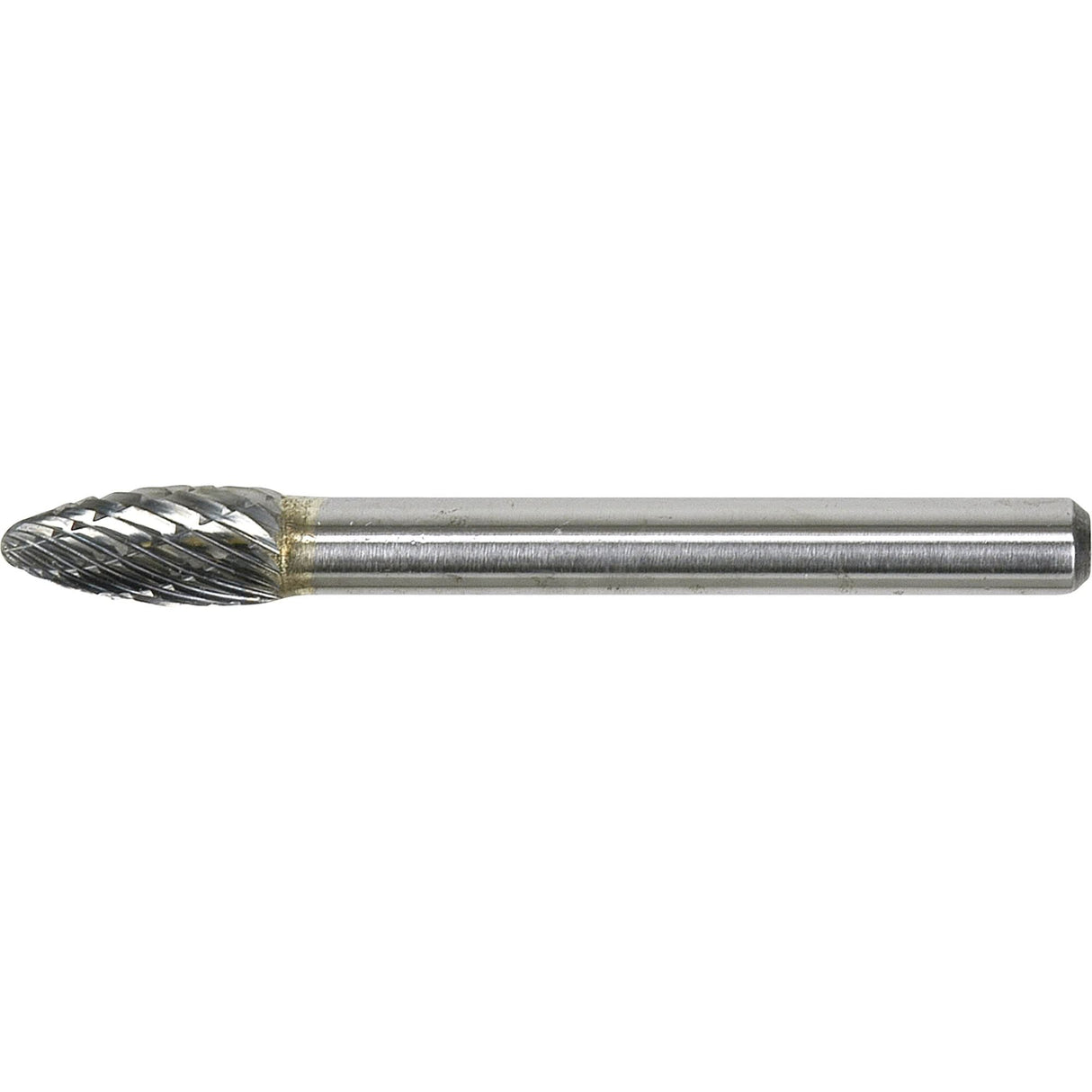 Solid Carbide Burr, SH-1, 1/4" Dia., 1/4" Shank, 5/8" Depth of Cut
