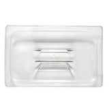 Couvercle polycarbonate pour contenant comptoir chaud / réfrigérés