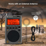Retekess TR110 FM / MW / SW / USB / AIR / CB / VHF/ NOAA / UHF Portable Full Band Digital Radio Scanner
