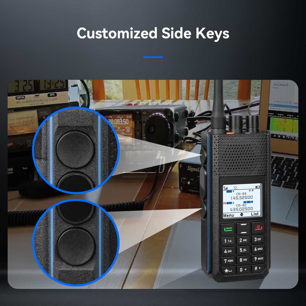 Retevis Ailunce H1 Radio Amateur Numérique et Analogique APRS (6W VHF/UHF)