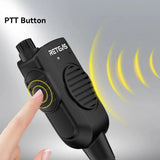 Microphone Haut-parleur Anti-Bruit AI Retevis HK011 (K1 2 Broches)