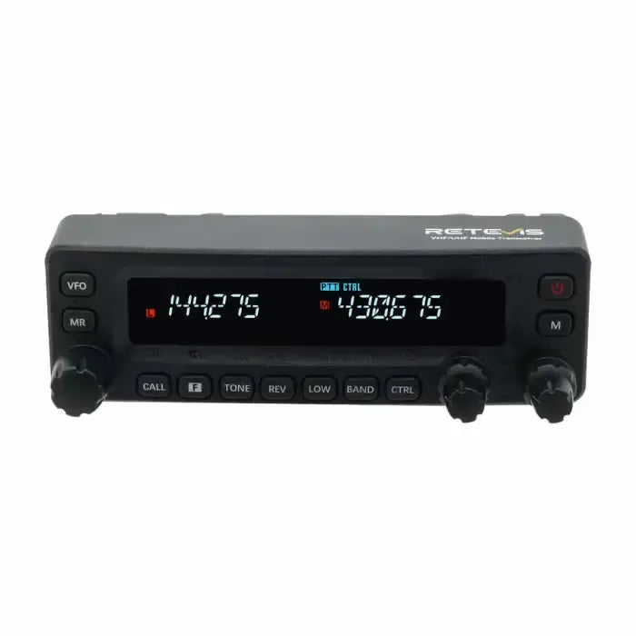 Retevis MA1 Radio mobile bibande 50W avec réception large bande