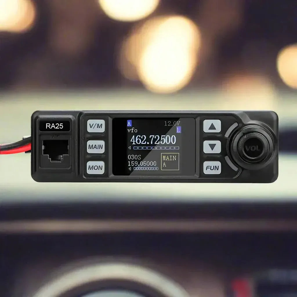 Retevis RA25 25W/20W Mini Radio Ham Mobile Double Bande