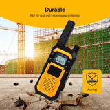 Radio Talkie-Walkie Retevis RB48 Robuste de Haute Qualité, Pleine Puissance, Sans Licence pour Chantier