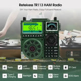 Récepteur scanner radio Retevis Retekess TR113 AM / FM / BLU / OC / OM / VHF / UHF