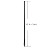 Antenne radioamateur Retevis RHD-771 à gain élevé SMA-F (39 cm)