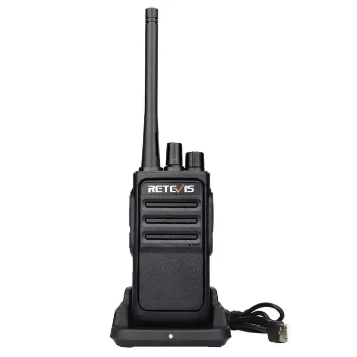 Lot de 2 radios bidirectionnelles Retevis RT17 Premium GMRS sans licence pour entreprises, hôtellerie, commerce de détail, restaurants