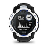 Instinct® 3 – 50 mm, Solar Whitestone with Black/Bolt Blue Band