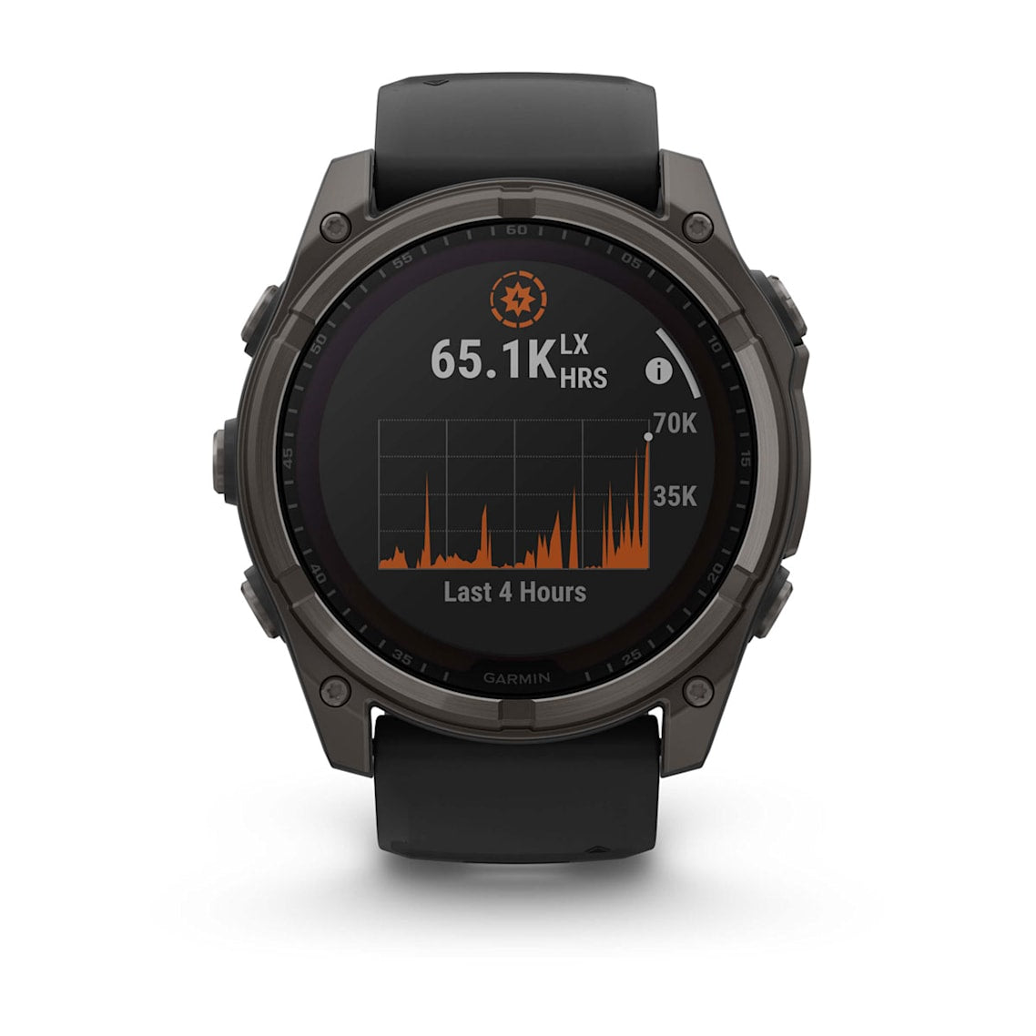 fēnix® 8 – 51 mm, Solar Sapphire, Carbon Gray DLC Titanium
