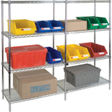 Heavy-Duty Chromate Wire Shelving
