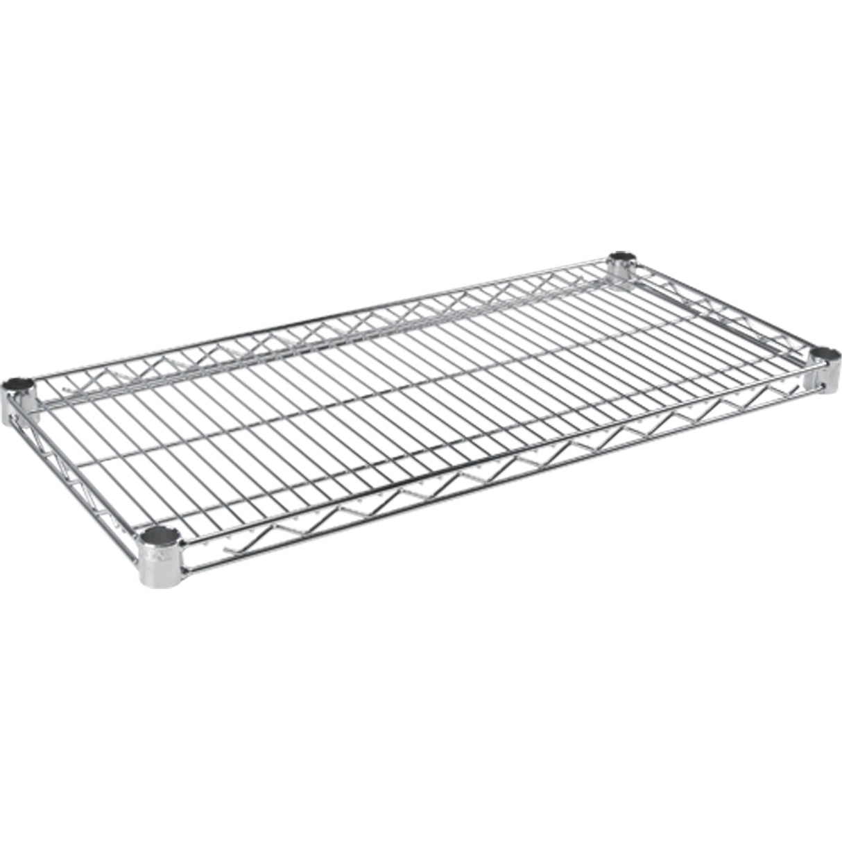 Standard-Duty Chromate Wire Shelf, 36" W x 14" D, 500 lbs. Capacity