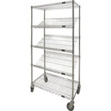 Slanted Shelf Cart