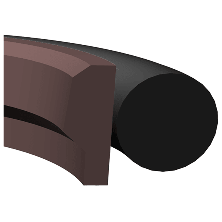 Rod Buffer Step Seal (RZ) 115mm x 130.1mm x 5.9mm - BR.PTFE/NBR