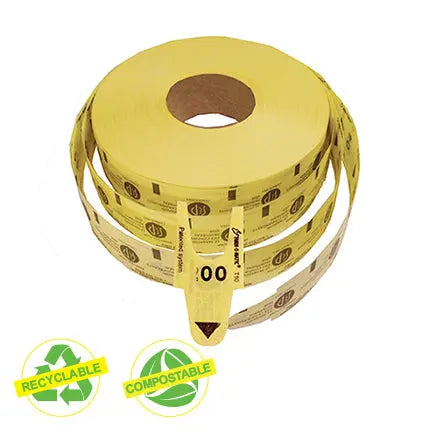 Billets numériques 2 chiffres (4000/roll) D900R
