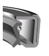 Rotary Shaft Oil Seal 3.000" x 4.003" x 0.375" (TA2) - Nitrile/Carbon Steel