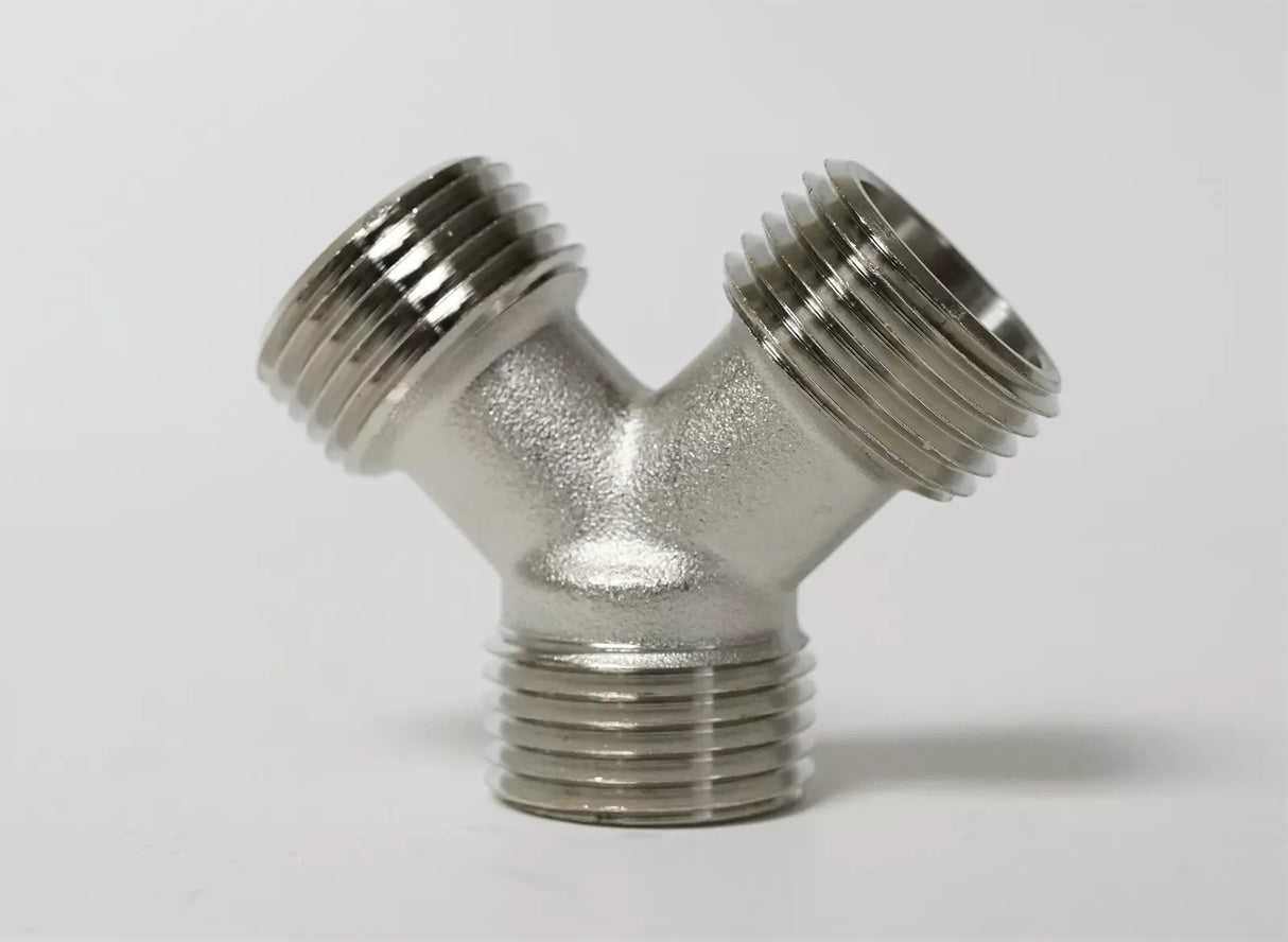 375YM Dryer Part - Y-Connector with Male 3/4" GHT