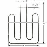 LG Oven Range Sheath Heater Part MEE62306504