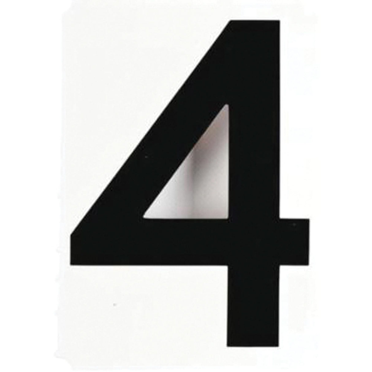 Quick-Align® Individual Gothic Number and Letter Labels, 4, 6" H, Black