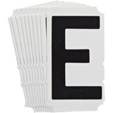 Quick-Align® Individual Gothic Number and Letter Labels, E, 6" H, Black