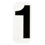 Quick-Align® Individual Number and Letter Labels, 1, 1" H, Black