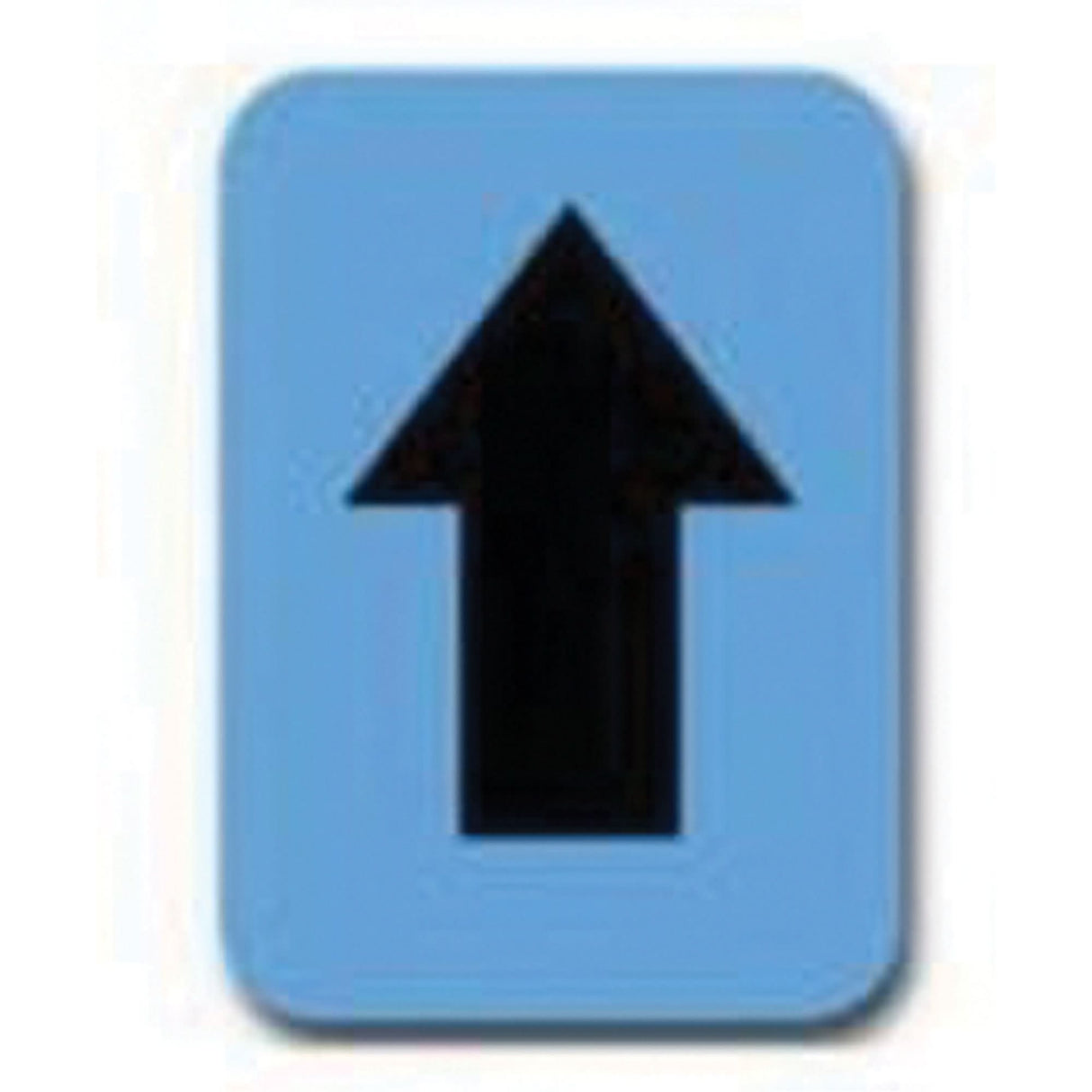 Quick-Align® Individual Number and Letter Labels, Arrow Symbol, 2" H, Black