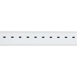 Individual Number & Letter Labels, Dash (-), 1" H, Black on White
