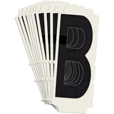 Condensed Quick-Align® Individual Gothic Number and Letter Labels, B, 2" H, Black