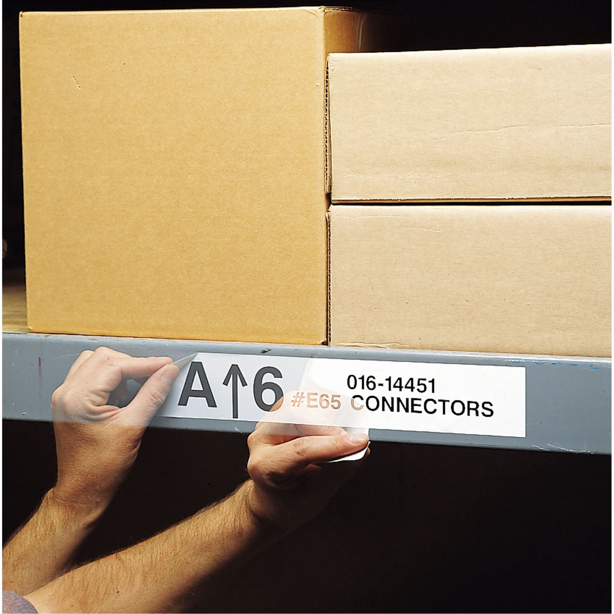 Printer Tape, Vinyl, Yellow, 2.250" Width