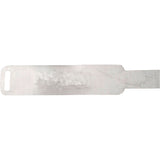 Aluminum Blank Tags, 1" W x 10" H