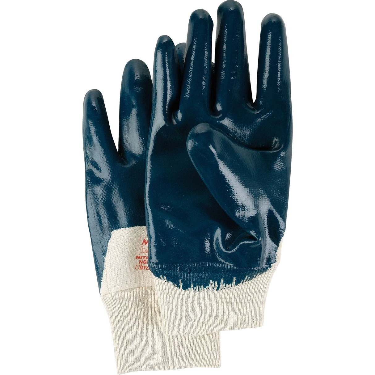 Nitrotough N630 Gloves, 10/X-Large, Nitrile Coating, Jersey Shell