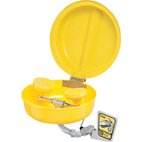 Eye/Face wash With Cover, Wall-Mount Installation, Plastic Bowl