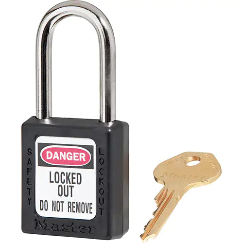 410 Zenex™ Safety Padlock, Keyed Different, Thermoplastic, 1-1/2" Width