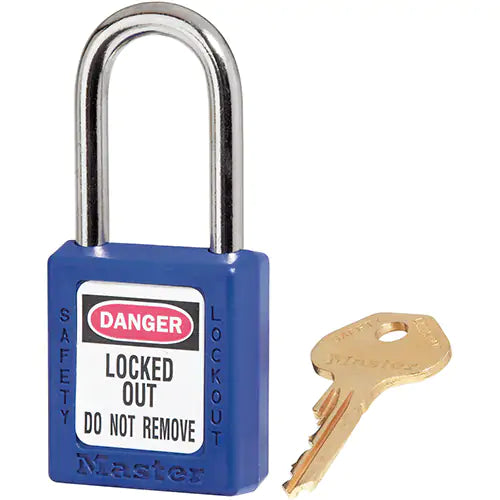 410 Zenex™ Safety Padlock, Keyed Different, Thermoplastic, 1-1/2" Width