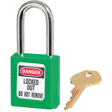 410 Zenex™ Safety Padlock, Keyed Different, Thermoplastic, 1-1/2" Width