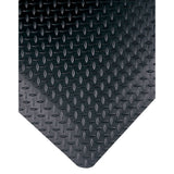 Select No. 495 Mats, Diamond, 2' x 3' x 15/16", Black, PVC