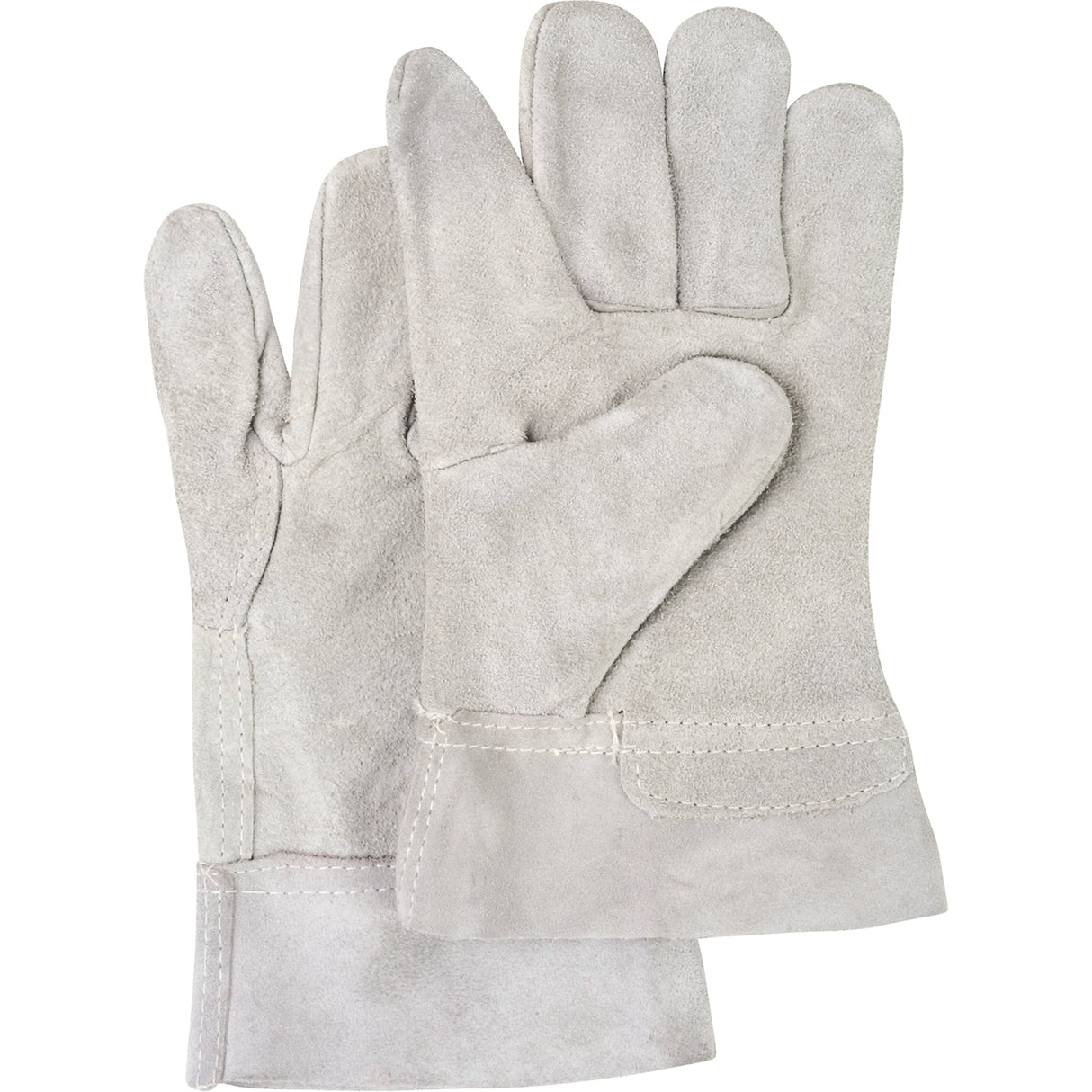 Standard-Duty Work Gloves, Large, Split Cowhide Palm