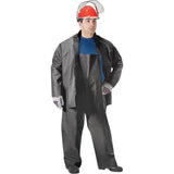 SBR Vulcan Rain Jacket, Rubber, Large, Black