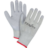 Natural Rubber Comfort-Lined Coated Gloves, 9/Large, Rubber Latex Coating, 10 Gauge, Polyester/Cotton Shell