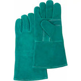 Premium Welder's Gloves, Split Cowhide, Size Large