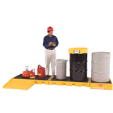 Ultra-Inline Spill Decks®, 121 US gal. Spill Capacity, 129.8" x 25.9" x 5.8"