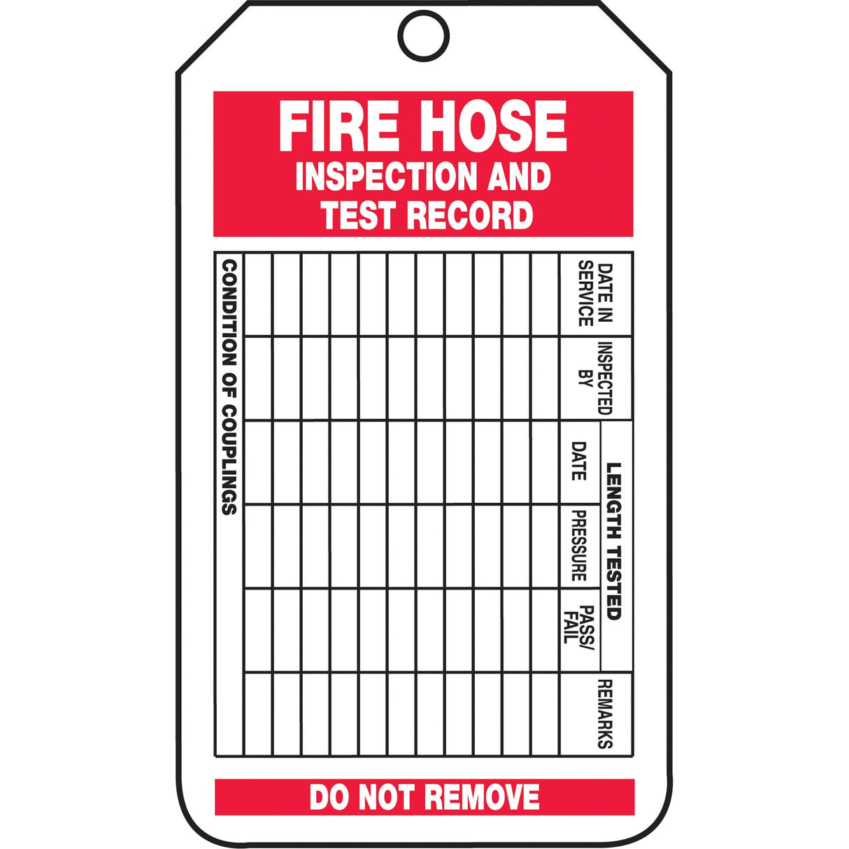 Inspection Tags, Cardstock, 3-1/8" W x 5-7/8" H, English