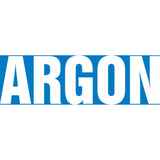 Snap Tite™ "Argon" Pipe Marker, Snap-On, 9" H x 8" W, White on Blue