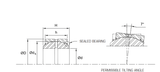 SBB 16-2RS | Spherical Plain Bearing (SBB-2RS) 1.000" x 1.625" x 0.875" - Steel