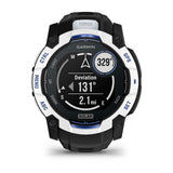 Instinct® 3 – 50 mm, Solar Whitestone with Black/Bolt Blue Band